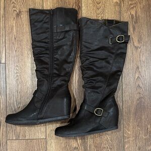Dark Brown Baretraps Knee-High Women's Boots